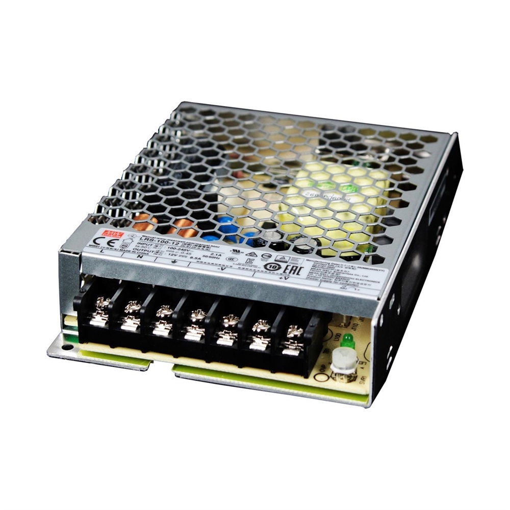 Meanwell LRS-100 İç Mekan 8.5 Amper Güç Kaynağı (12V – 100W)