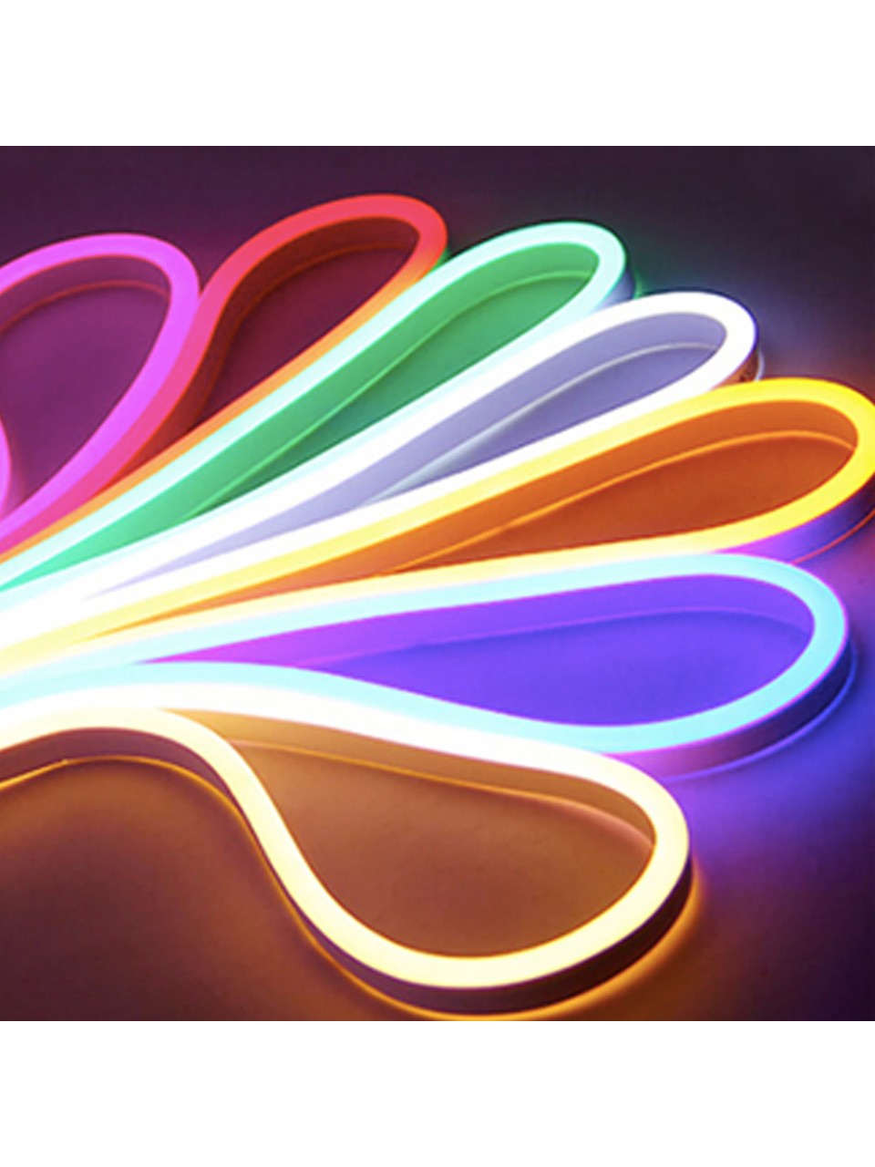  Neon Hortum Işık LED Şerit Aydınlatma 220 Volt Fiş Dahil Gün Işığı 2 M