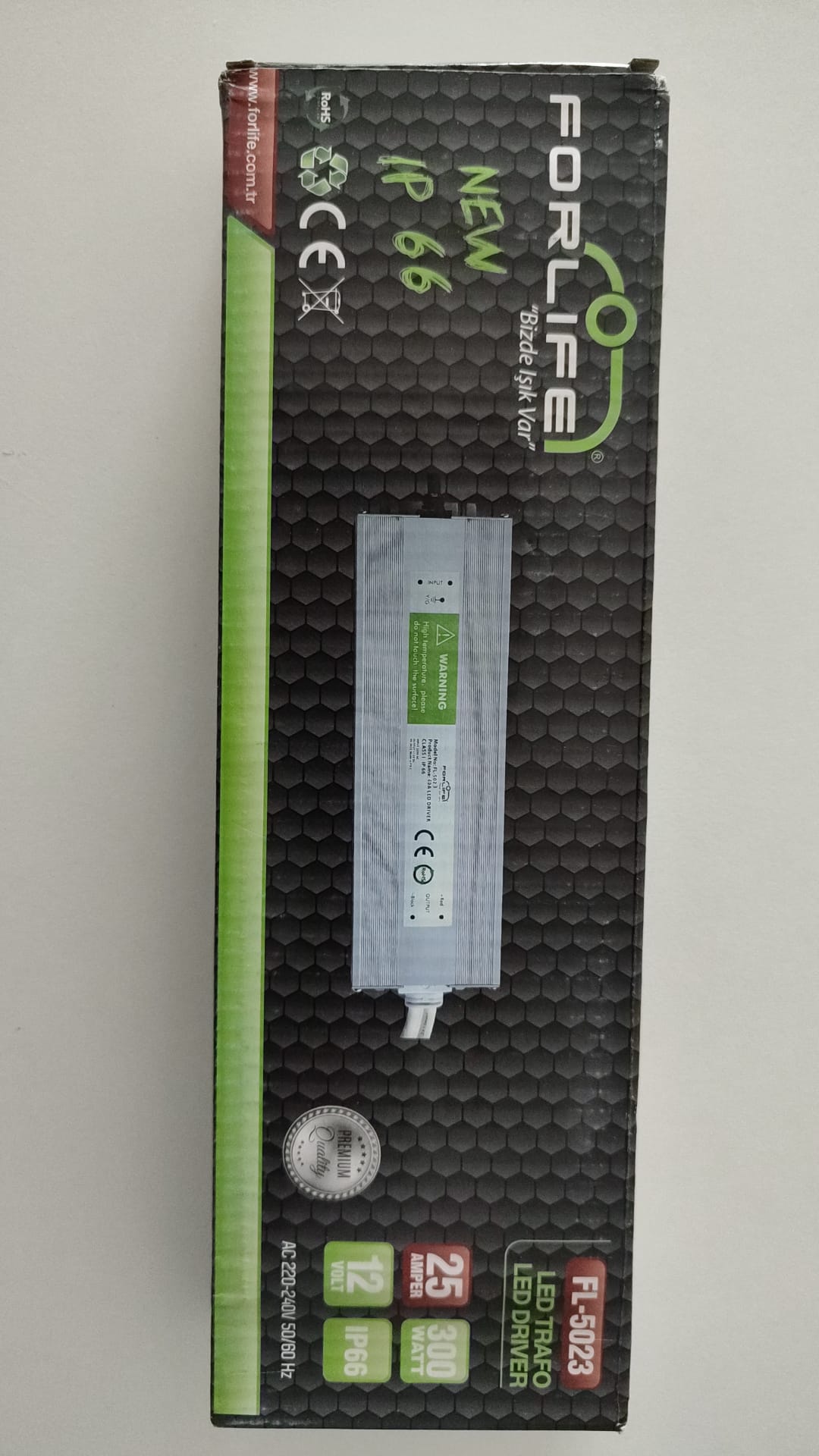 25 Amper Dış Mekan AdaptörTrafo 300 Watt 12 Volt
