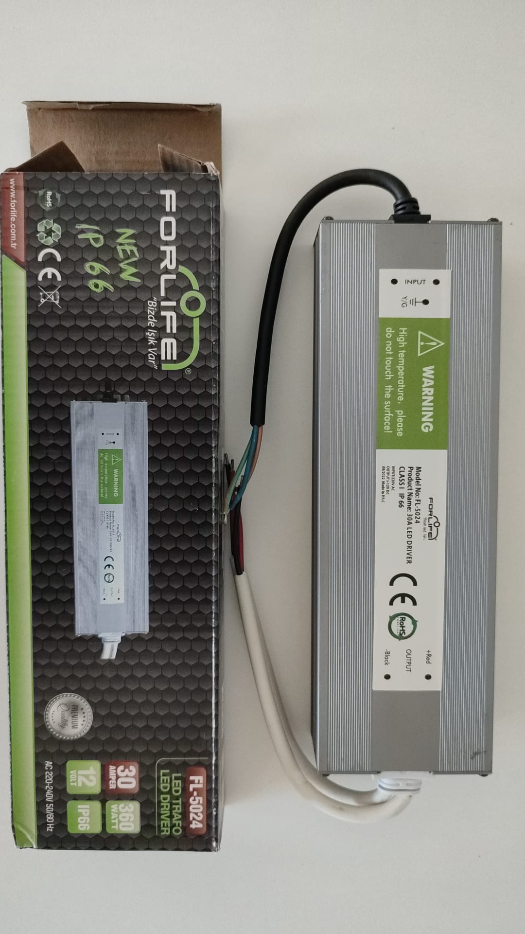 30 Amper Dış Mekan AdaptörTrafo 360 Watt 12 Volt